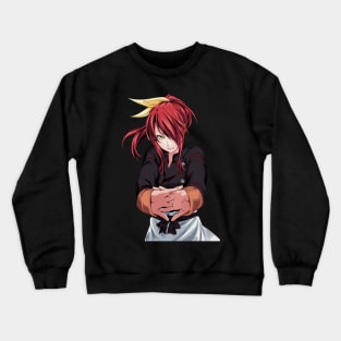 Crazy Red Haired Chef Waifu Crewneck Sweatshirt